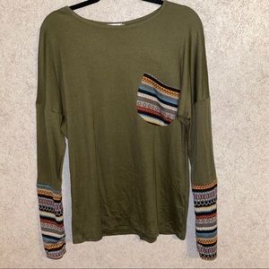 NWT Patterned Blouse